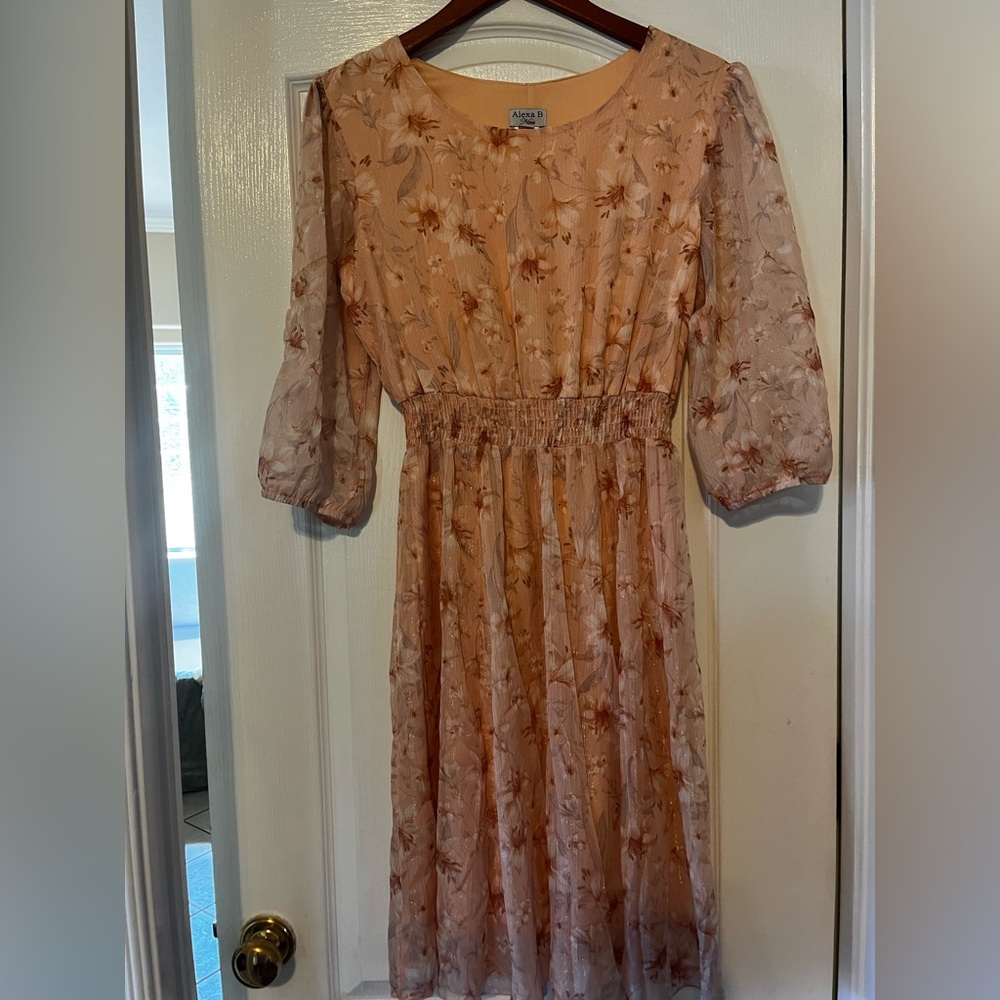 Pink Floral Dress